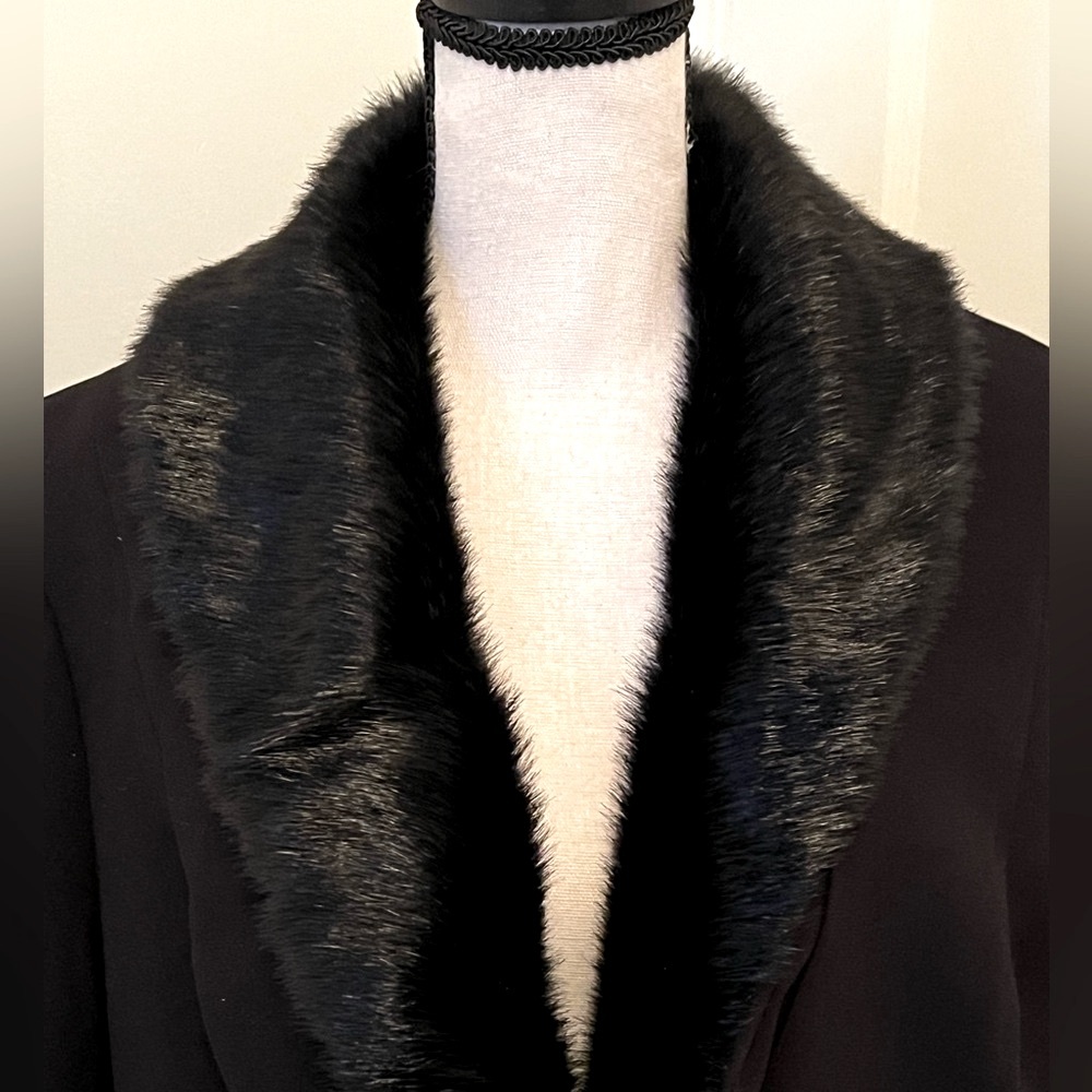 Removable Fur Trimmed Blazer